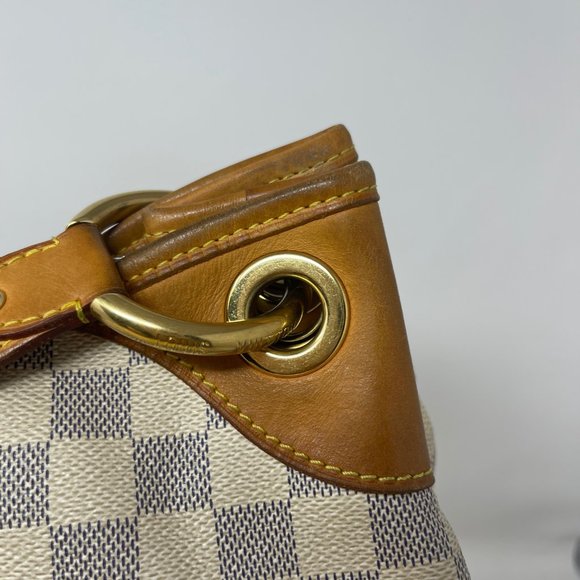 LOUIS VUITTON Damier Azur Galliera GM Shoulder Bag - Picture 5 of 16